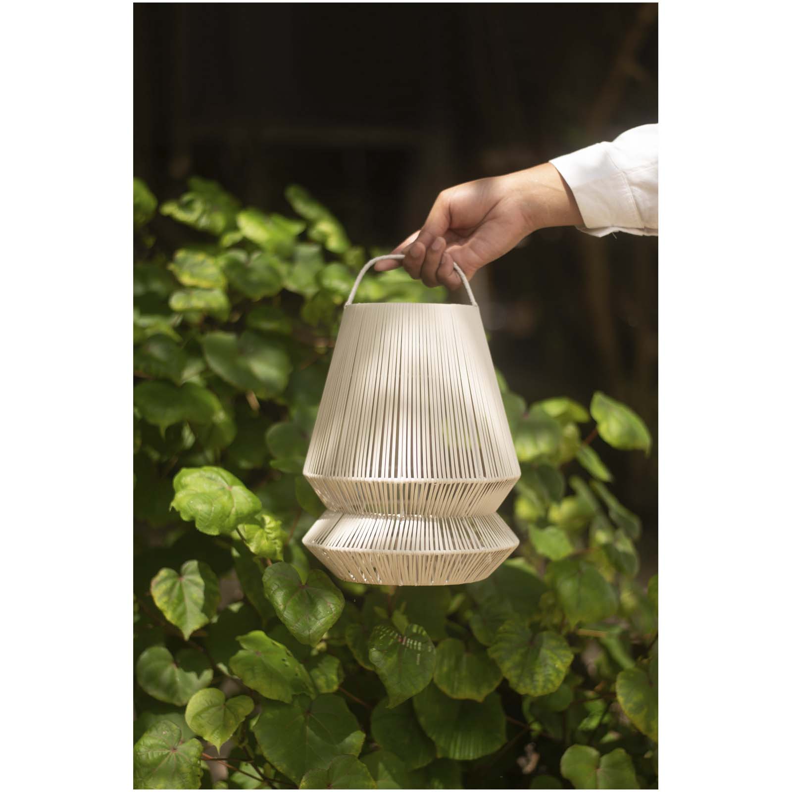 Originalhome Lampion tragbare Laterne aus recyceltem Material