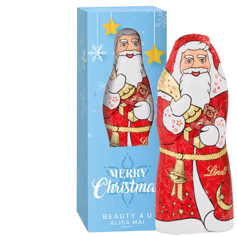 Lindt Weihnachtsmann 40g in Werbebox