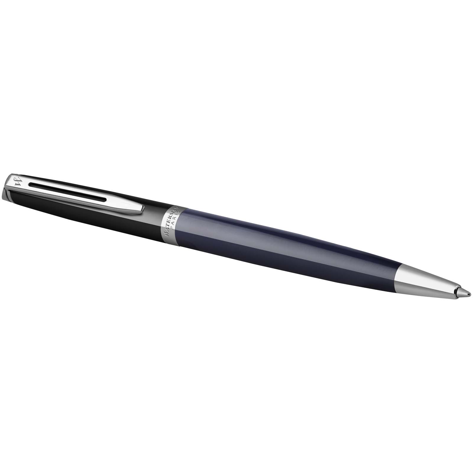 Waterman Hemisphere Color-Block Kugelschreiber mit Palladiumbeschichtung (blaue Mine) blau, schwarz