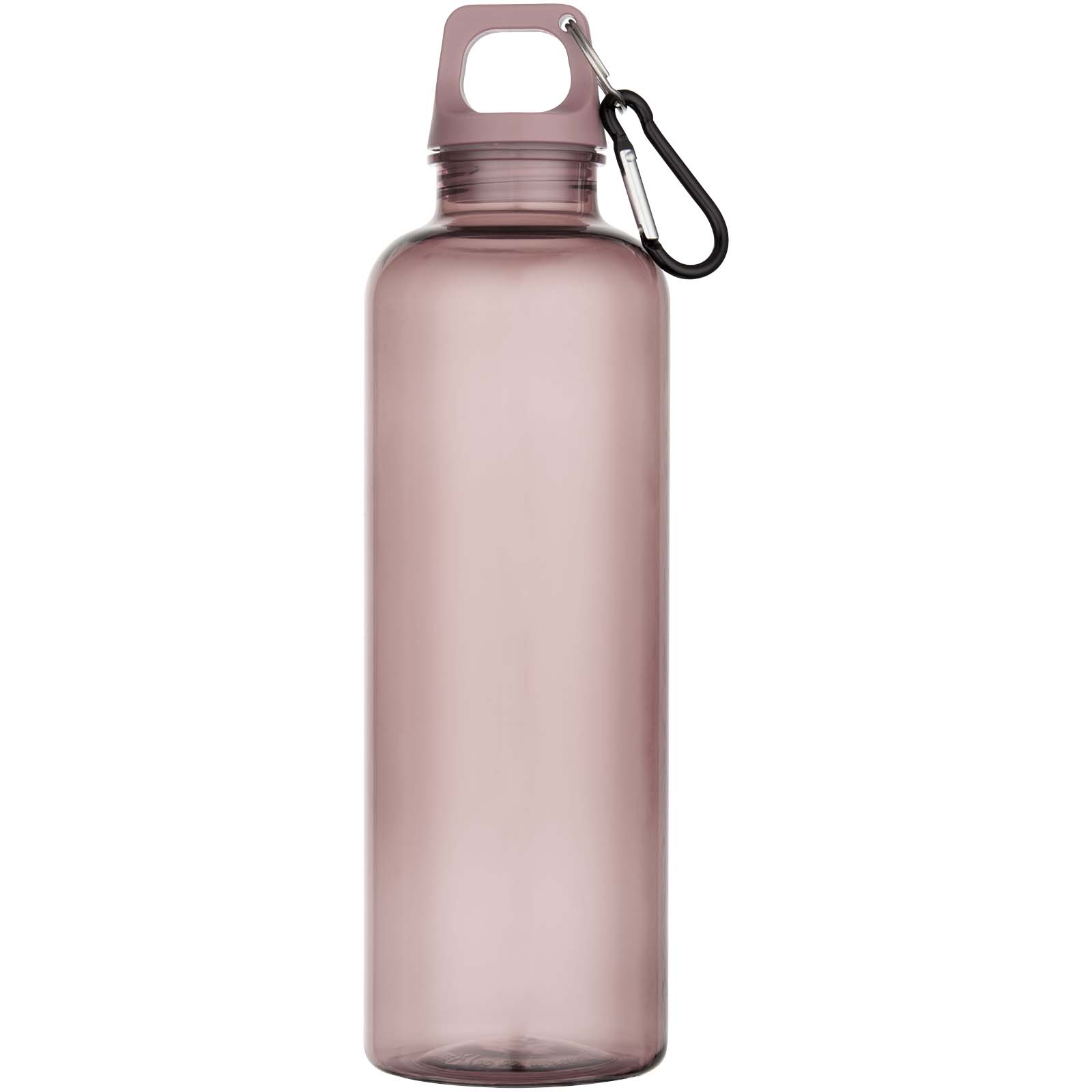 Oregon 750 ml RCS-zertifizierte Trinkflasche aus recyceltem Kunststoff mit Karabinerhaken altrosa