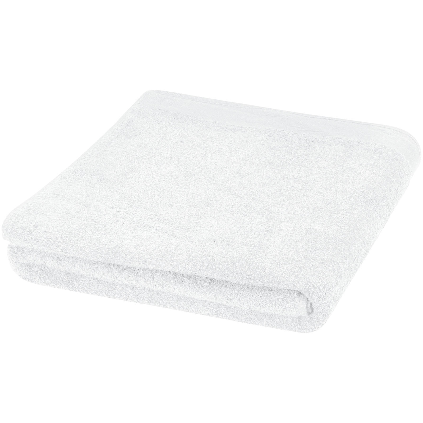 Riley 550 g/m² Baumwollhandtuch 100 x 180 cm weiss