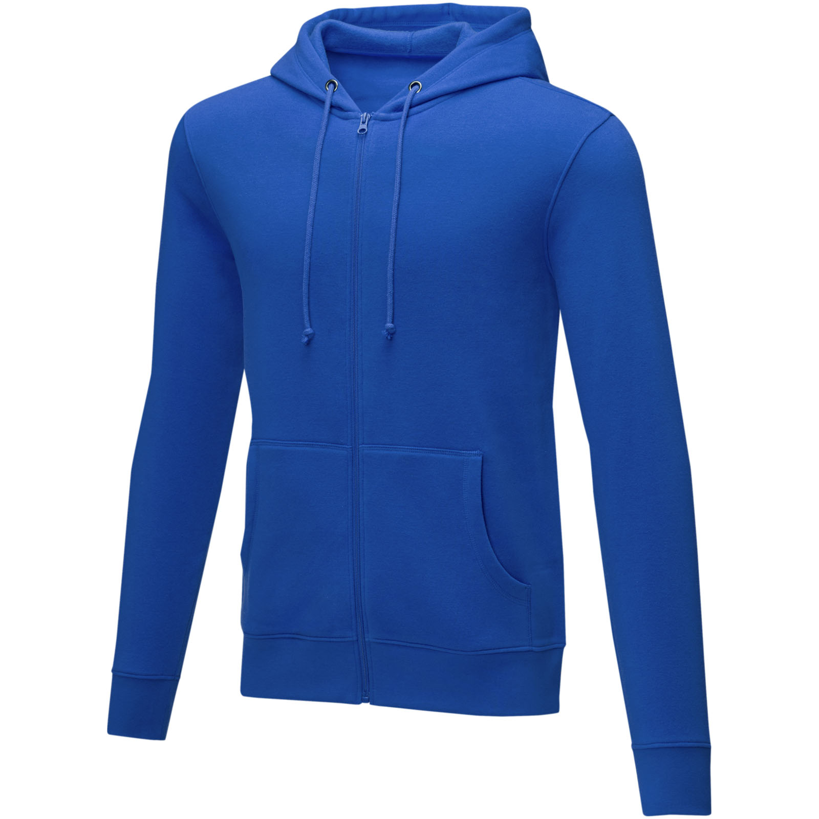 Charon 240 g/m² Herren Kapuzenpullover mit Reißverschluss blau
