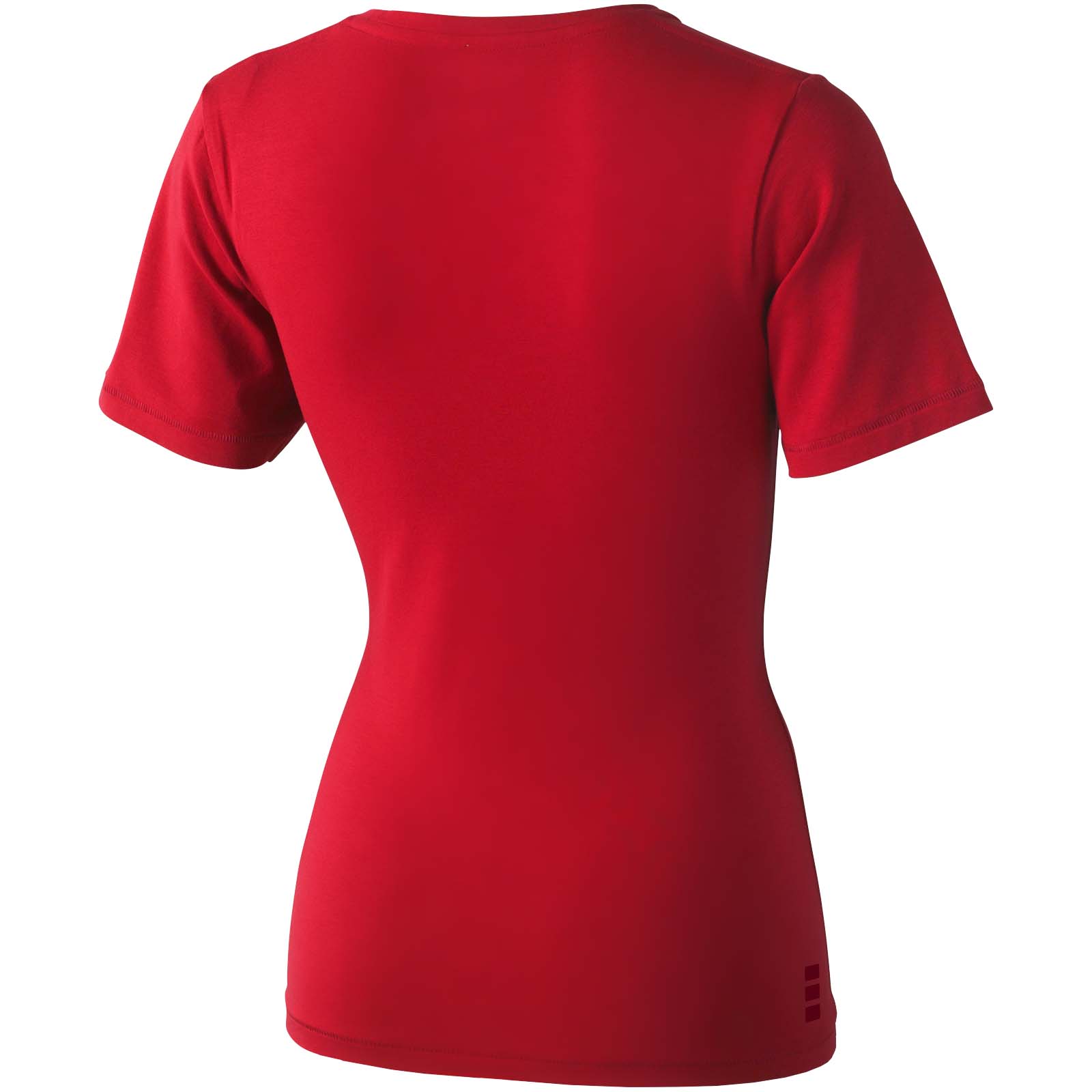 Kawartha T-Shirt für Damen mit V-Ausschnitt rot