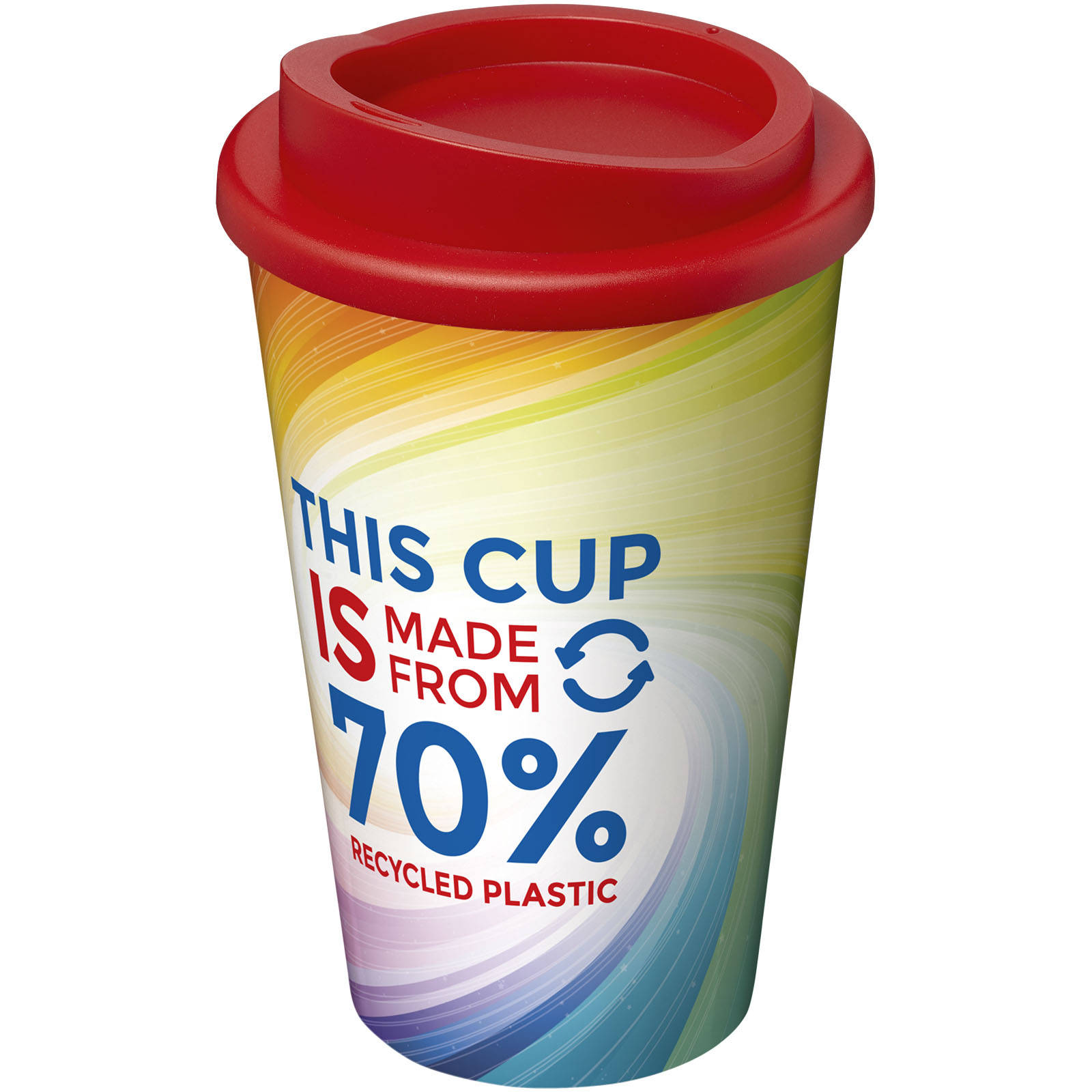 Brite-Americano® Eco 350 ml Isolierbecher rot